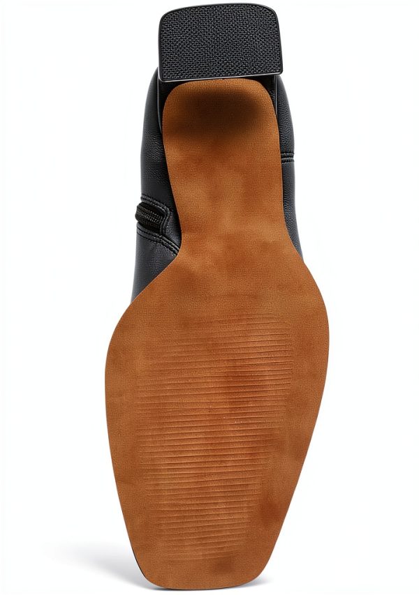 Black Shoes Mens Size 5 to 11 Comfortable Durable Design-3