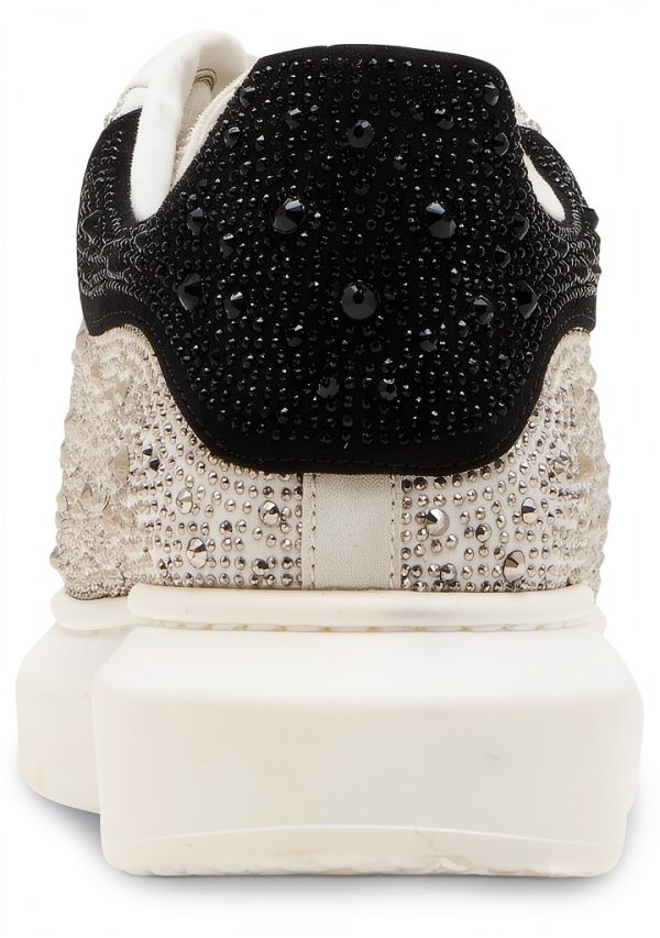 Steve Madden Womens Sneakers Silver Multi Lace-Up Fashion-2