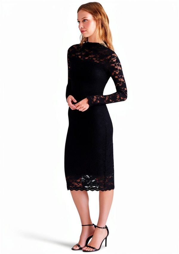 Black Knit Top Womens X-Small to X-Large Sizes-2