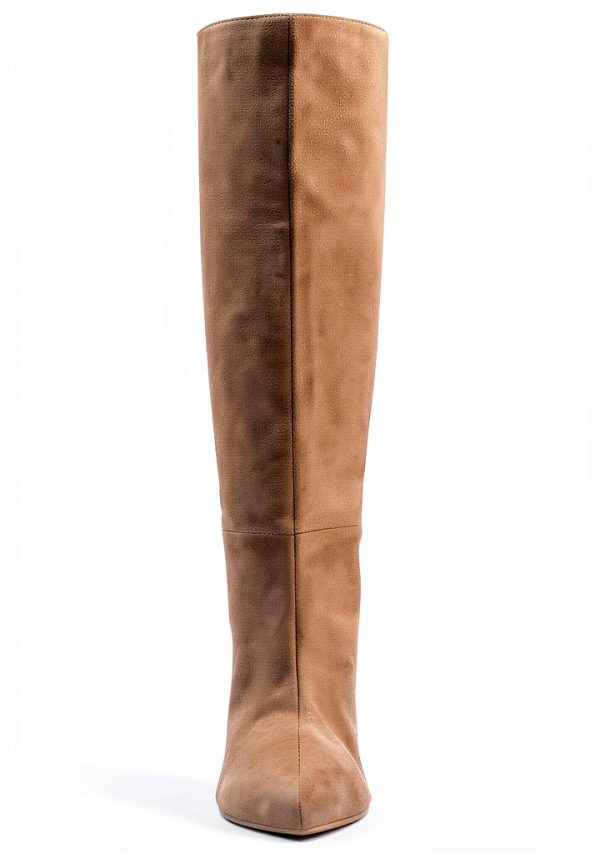 Steve Madden Womens Knee High Boots Pointed Toe Kitten Heel-1