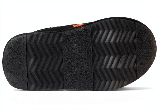 Kids Black Sneakers Comfortable Durable Footwear for-3