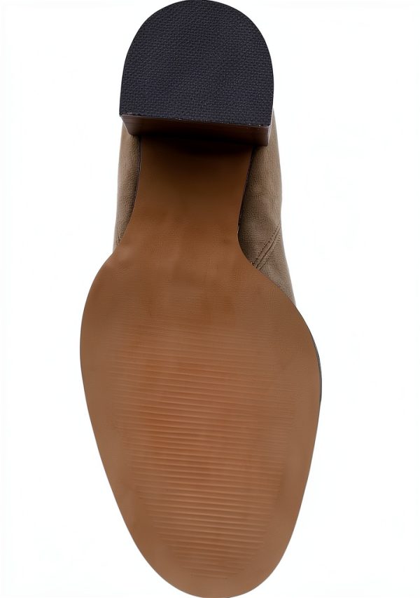 Taupe Suede Shoes Comfortable Fit Womens Casual Footwear-3