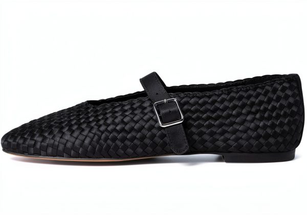 Black Satin Shoes Size 5.5 to 11 Premium Comfort Fit-3