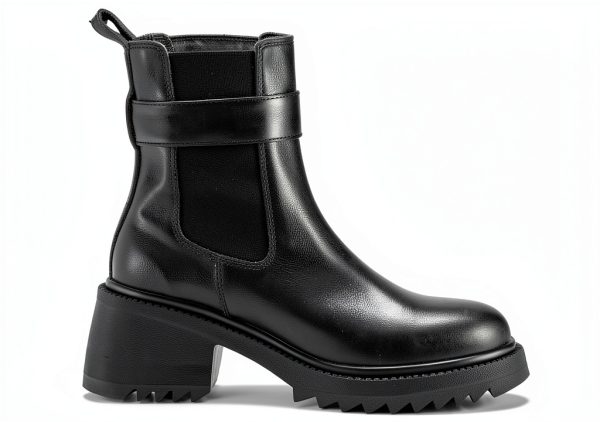 Black Distressed Leather Boots Mens Size 5 5 to 11-2