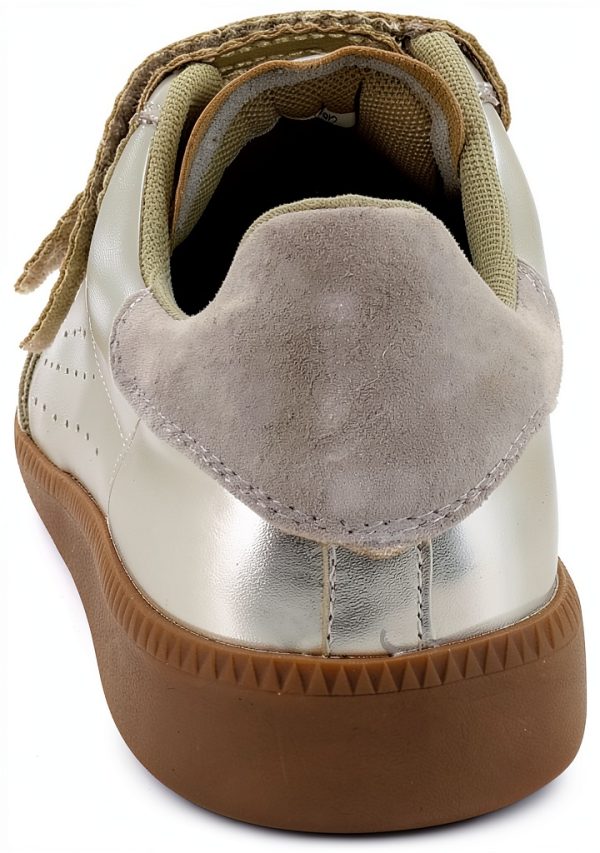 Steve Madden Womens Fashion Sneakers Leather Suede Heel-3