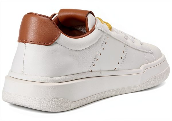 White Tan Shoes Comfort Fit Mens Casual Footwear-6