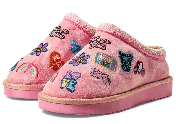 Pink Kids Shoes Comfortable Fit Durable Design Little Big-0