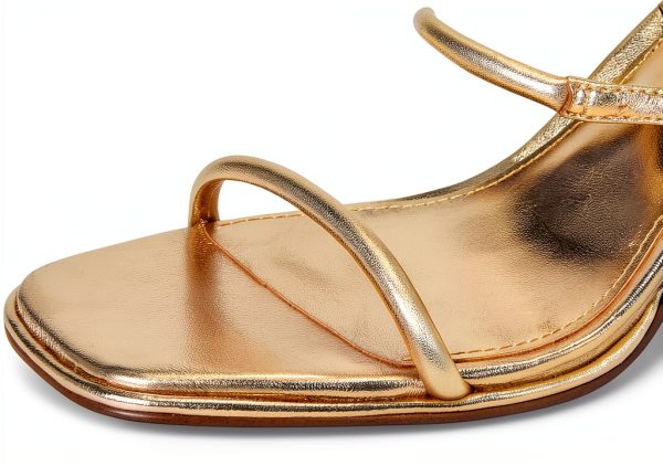 Gold Leather Shoes Mens Size 5 5 to 11 Comfort Fit-5