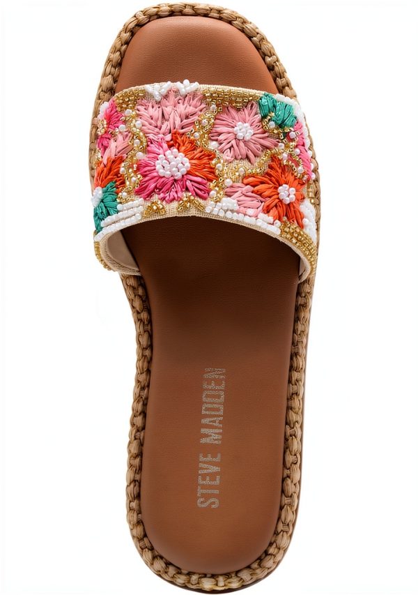 Floral Multi Women's Shoes Comfortable Knit Design-4